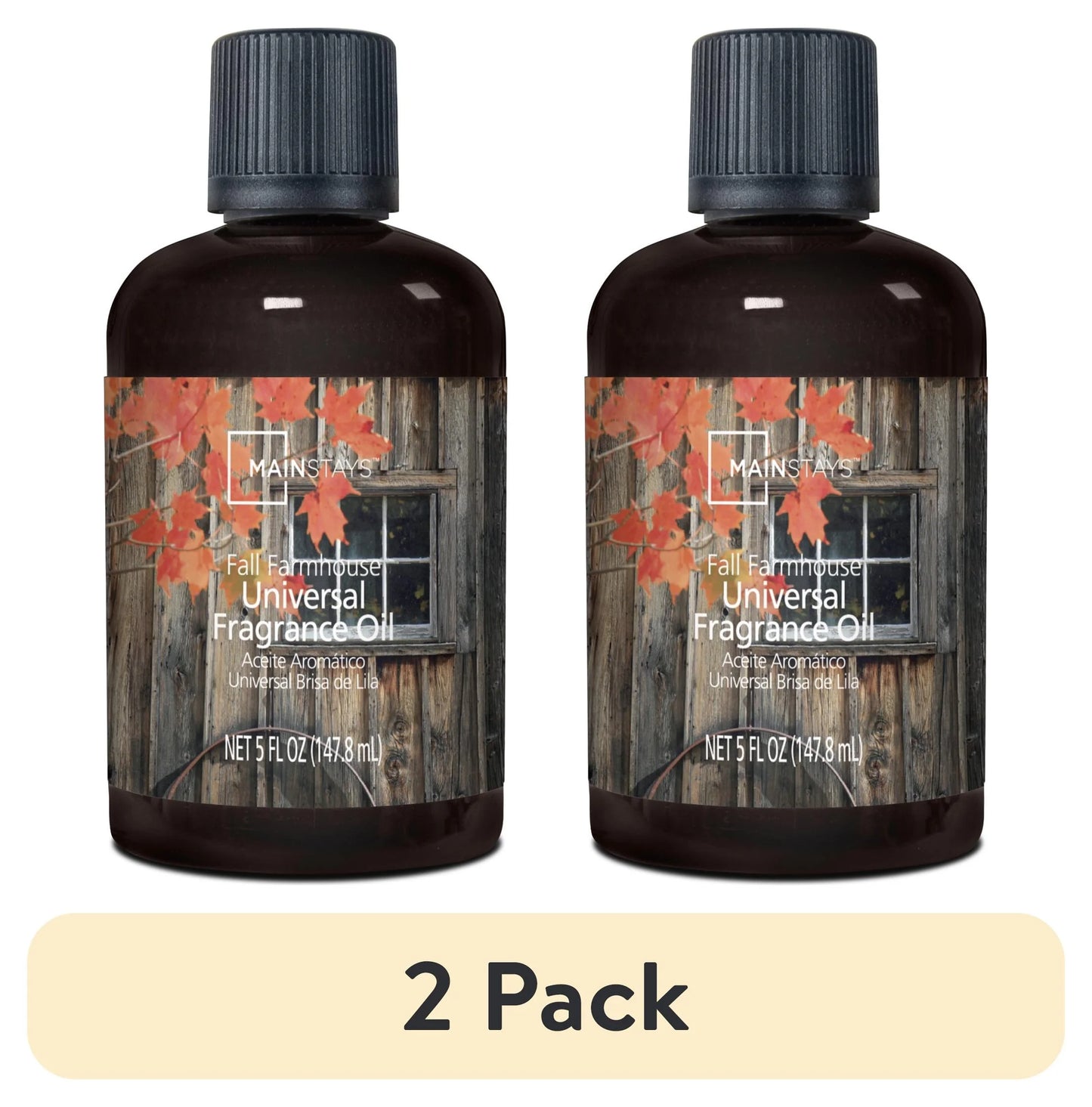 (2 Pack) Universal Fragrance Oil, Fall Farmhouse, 5 Fl Oz