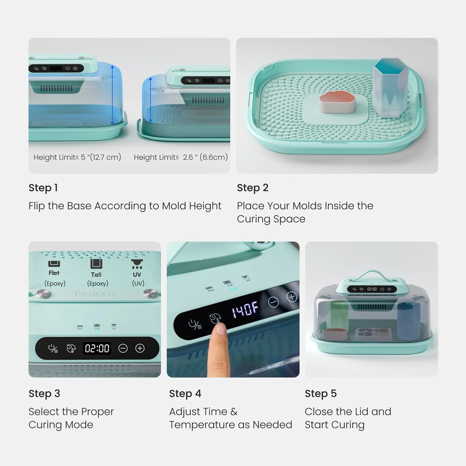 ® G3 2-In-1 Resin Curing Machine for UV and Epoxy Projects