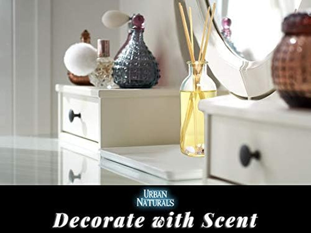 Ocean Mist & Sea Salt Reed Diffuser Set | Made with Essential Oils & Real Botanicals | Decorative Air Freshener for Large Rooms | Beautiful Home Décor Makes a Great Gift