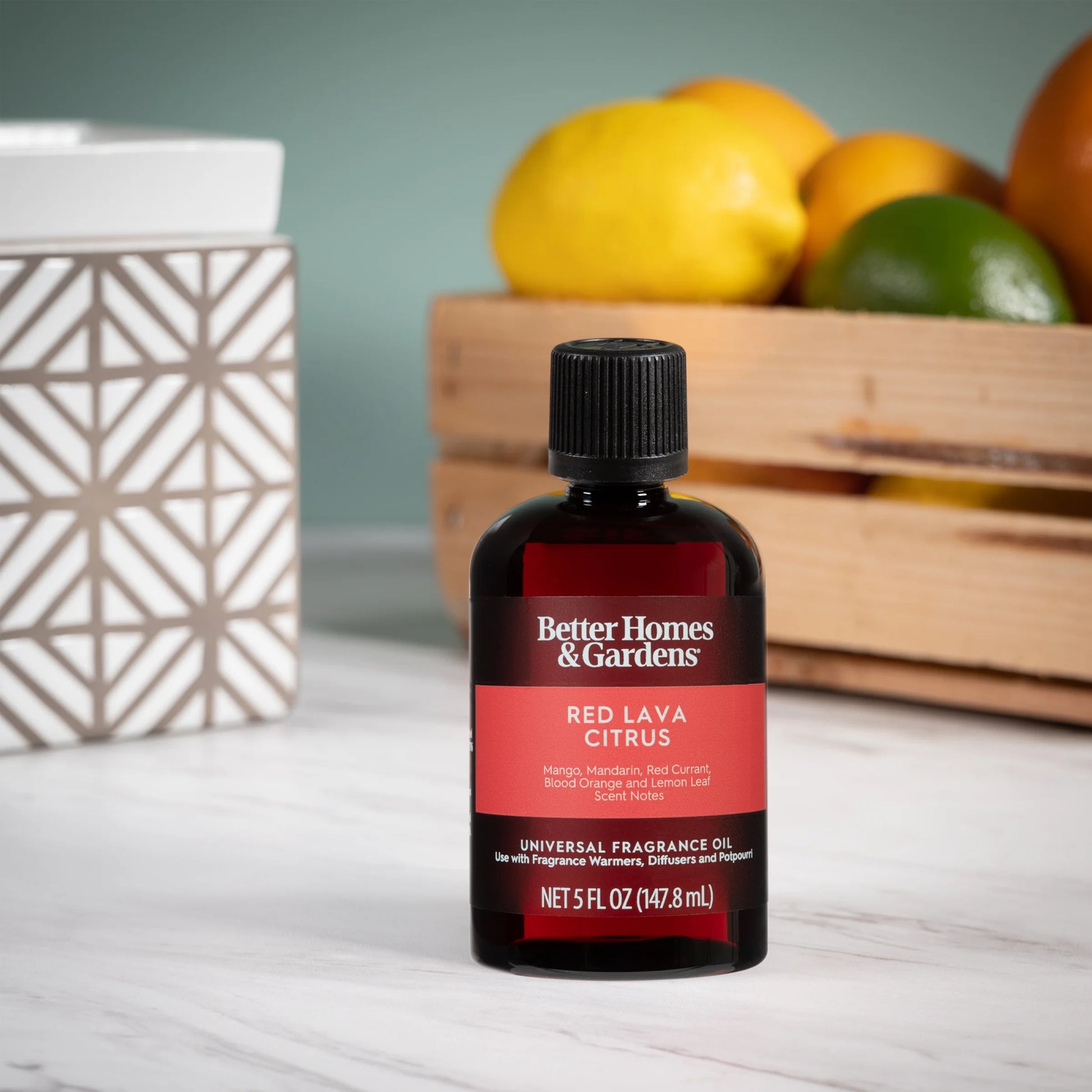 Universal Fragrance Oil, Red Lava & Citrus, 5 Fl Oz, for Use with Fragrance Oil Diffusers, Fragrance Warmers, Potpourri, and Wicking Fragrance Diffusers