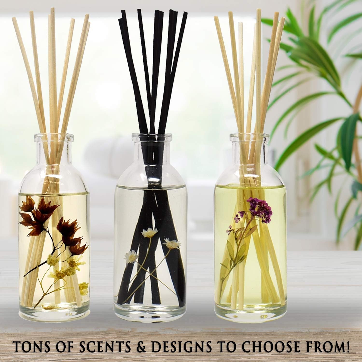 Gardenia Scented Oil Reed Diffuser Refill | Includes a Free Set of Reed Sticks! Jasmine, Ylang Ylang, Tuberose & Amber Notes | 4 Oz