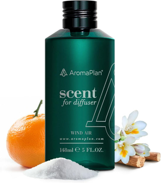 Hotel Scents Wind Air 5 Fl Oz (148Ml), Home Luxury Aroma & Hotel Fragrance Diffuser Oil- Hotel Diffuser Oil for Aromatherapy- USA Made, Bigger Bottle, Bolder Aroma & Longer Lasting