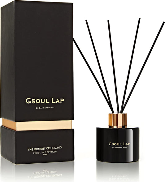 Vanilla & Baltic Amber Reed Diffuser Set/Fragrance Oil Diffuser Reeds/Scent Diffuser/Room Decor, Office Decor, Black Decor/Home Fragrance Products & Gifts