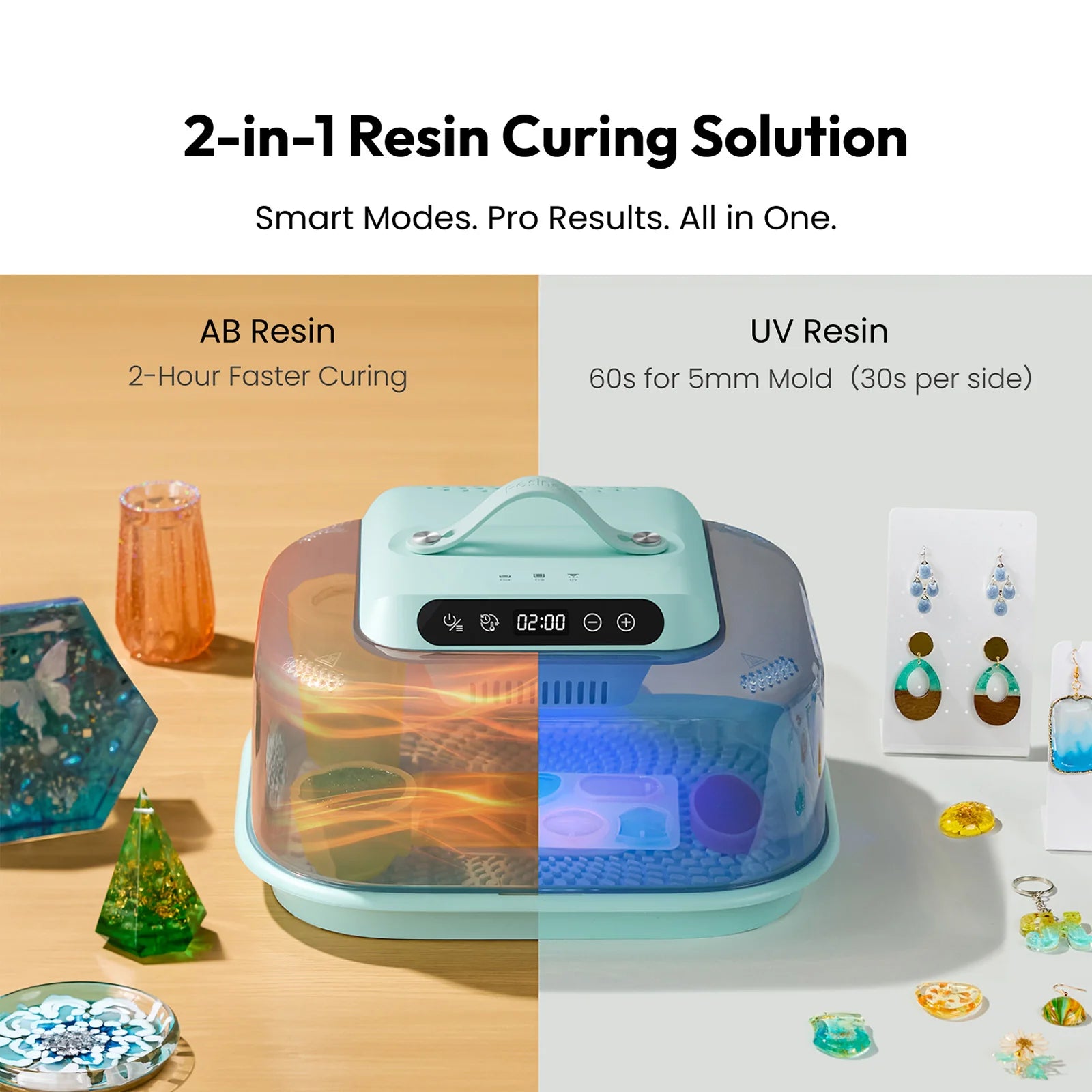 ® G3 2-In-1 Resin Curing Machine for UV and Epoxy Projects