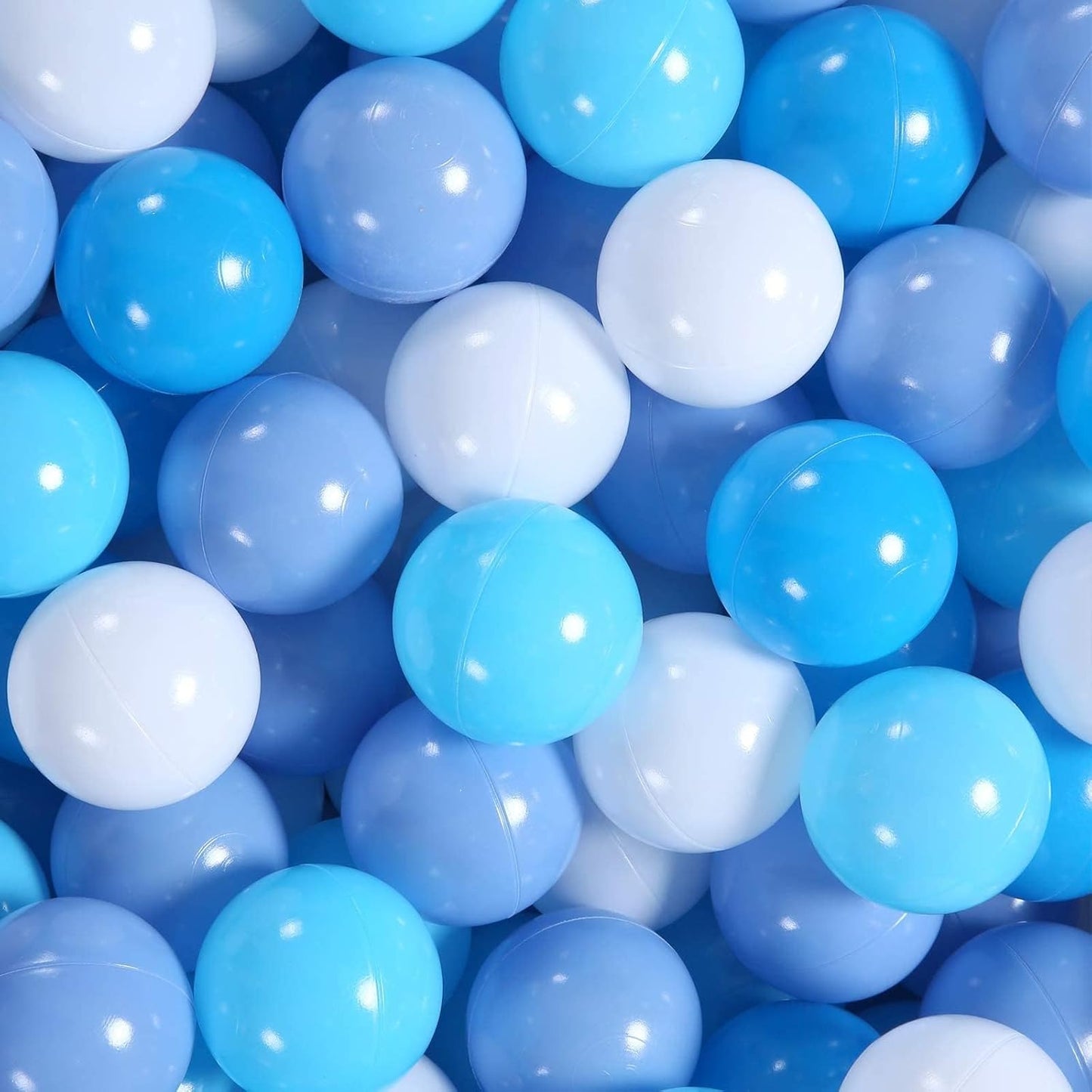 Plastic Balls Play Pit Balls for Baby Kid Ball Play Pit Play Yard, Baby Fance, Playpen, Playtent with 3 Colors,2.17Inches