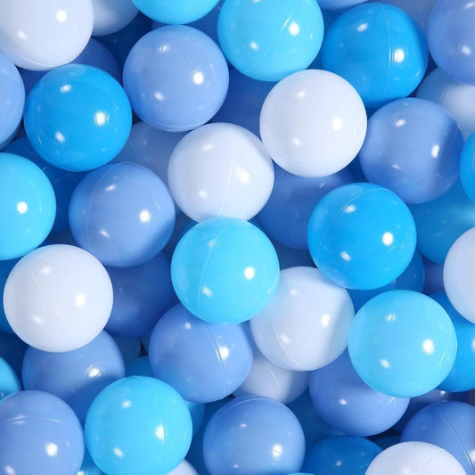 Plastic Balls Play Pit Balls for Baby Kid Ball Play Pit Play Yard, Baby Fance, Playpen, Playtent with 3 Colors,2.17Inches