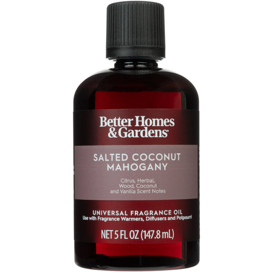 Universal Fragrance Oil, Salted Coconut & Mahagony Scented, 5 Fl Oz