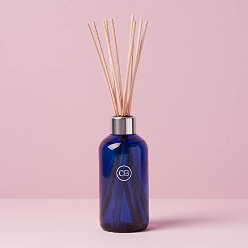 Aloha Orchid Reed Diffuser Set - Includes Reed Diffuser Sticks, Fragrance Oil, and Glass Bottle - Luxury Scented Room Fresheners - Cobalt Blue (8 Fl Oz)