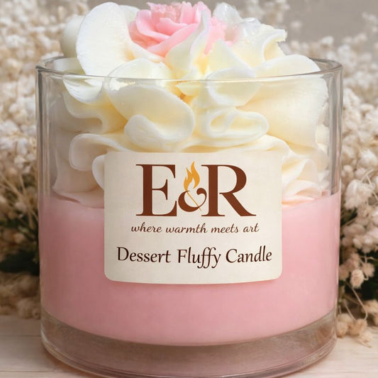 🍰 Dessert Fluffy Candle