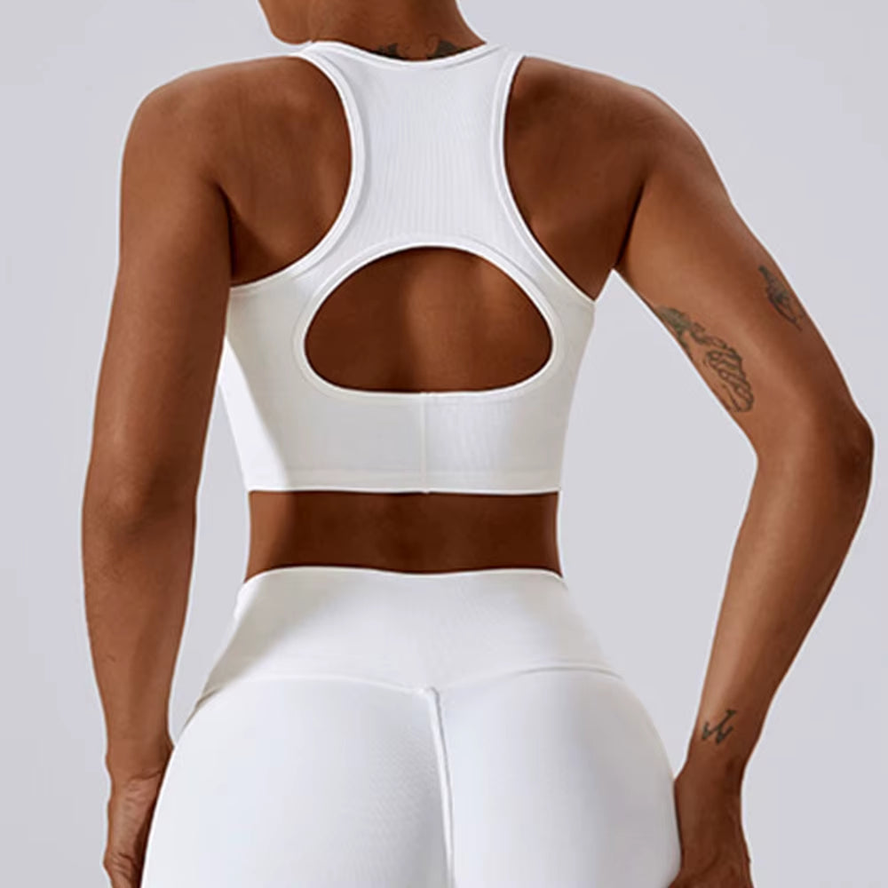 Women'S Sport Bras Gym High Intensity Underwear Running Yoga Beautiful Back Dry Bras Shockproof Rib Workout Bra Seamless Fitness